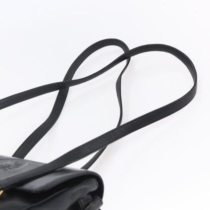Versace Vintage Shoulder Bag Leather, BLACK, LEATHER, Shoulder bag