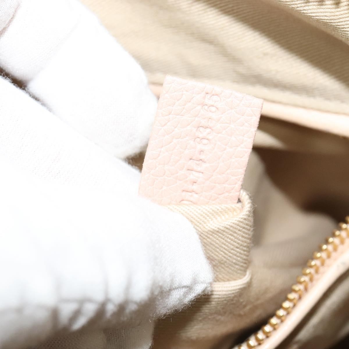 Chloe Paraty Handbag Quilted Leather, BEIGE, LEATHER, Handbag