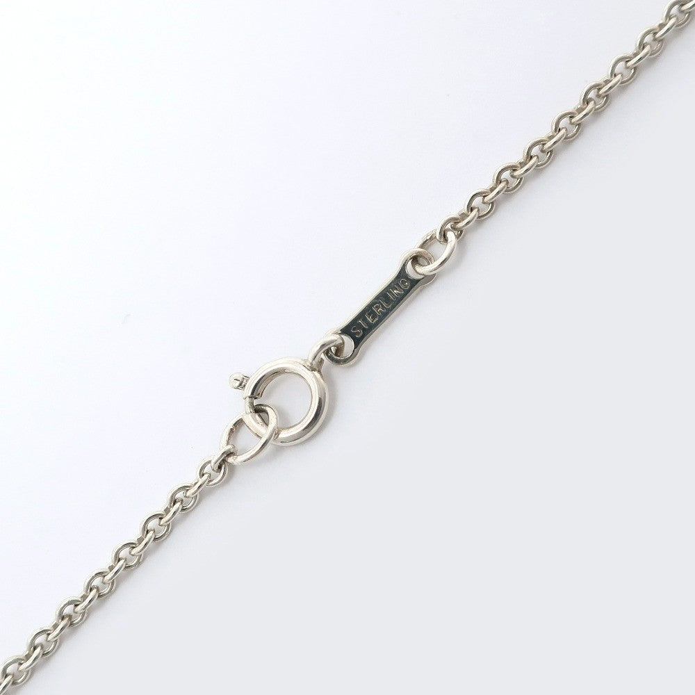 Tiffany & Co. Elsa Peretti Open Heart Pendant Necklace Sterling Silver, SILVER, SILVER, Necklace