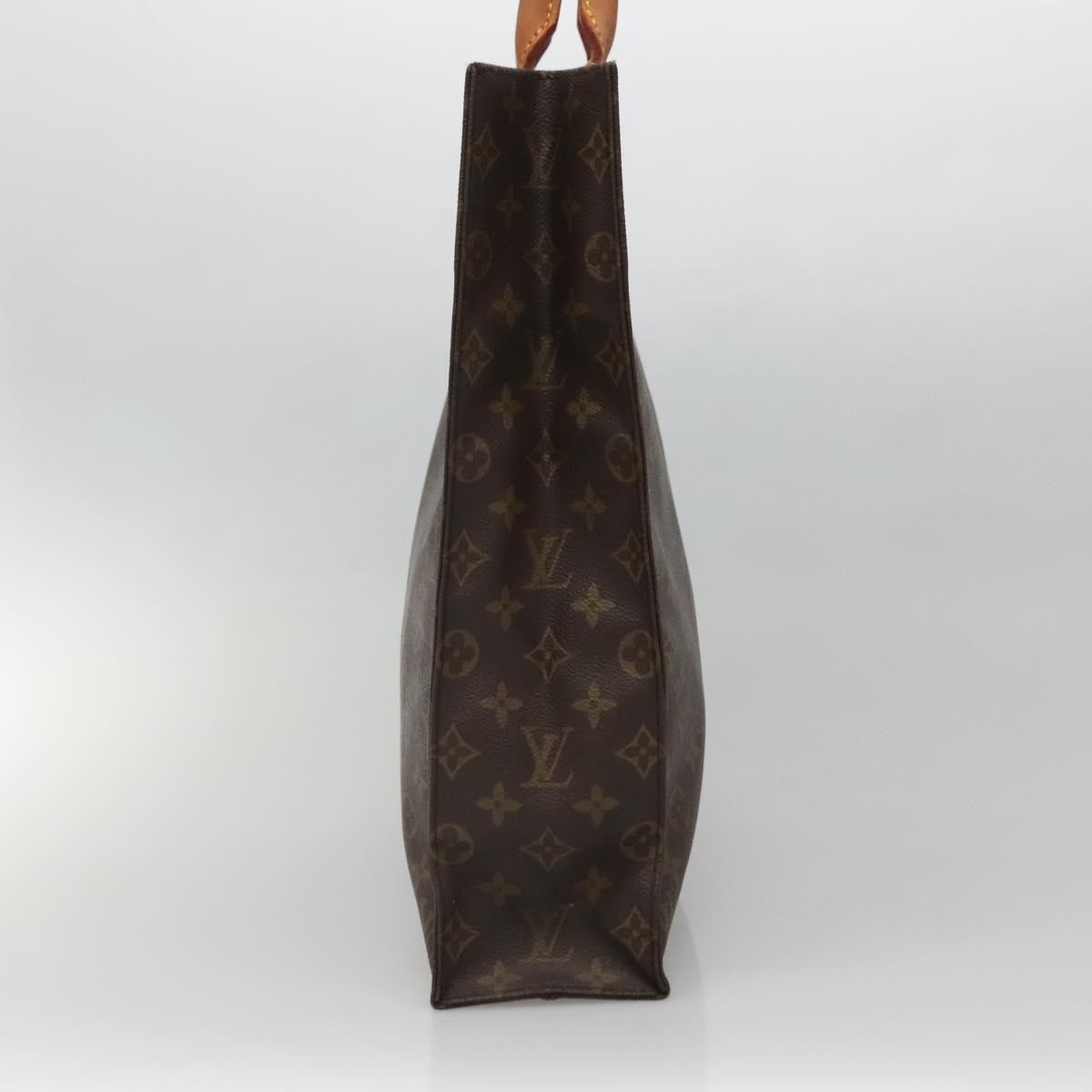 Louis Vuitton Sac Plat Bag Monogram Canvas, BROWN, CANVAS, Handbag