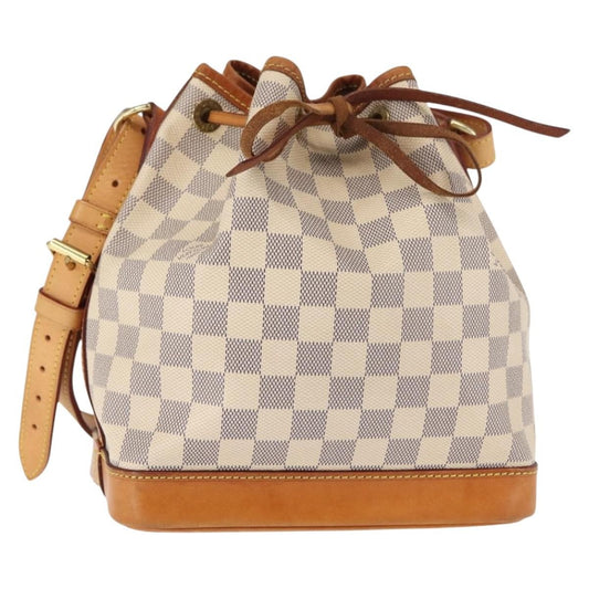 Louis Vuitton Noe Handbag Damier, BEIGE, CANVAS, Crossbody bag