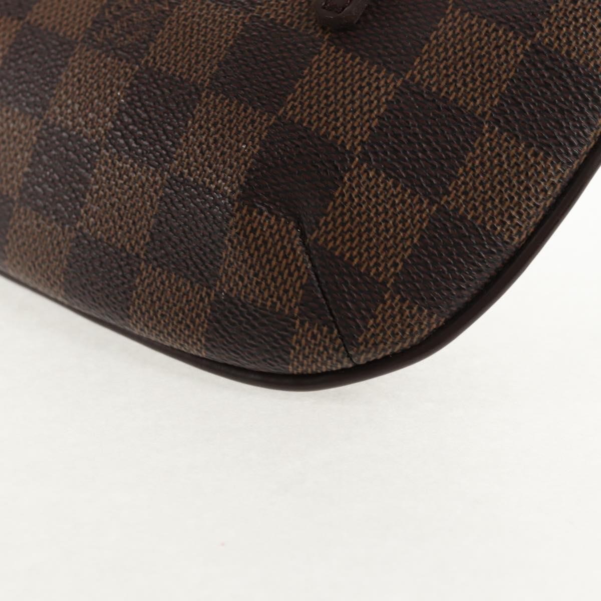 Louis Vuitton Manosque Pochette Damier, BROWN, CANVAS, Clutche & pouche