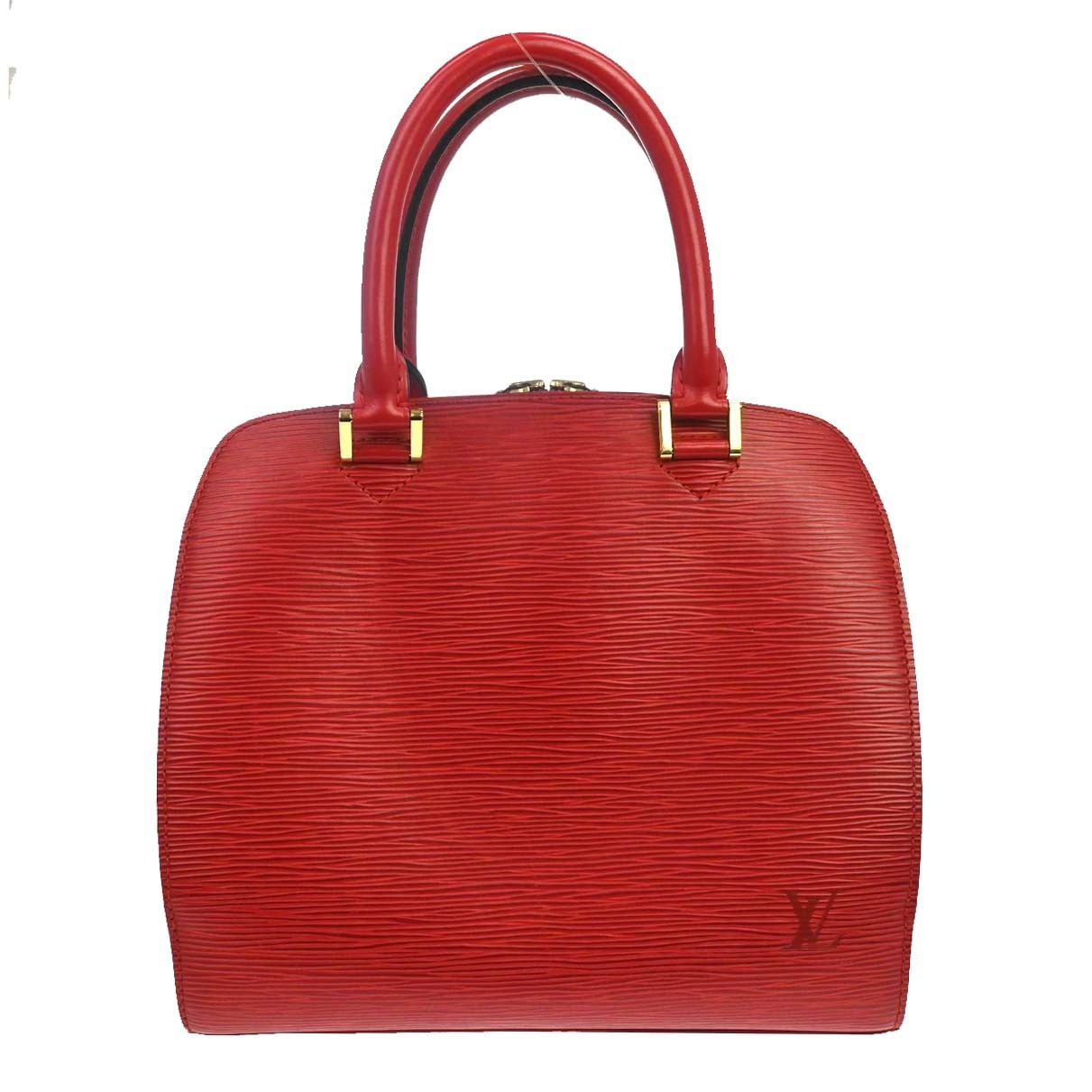 Louis Vuitton Pont Neuf Handbag Epi Leather, Red, Leather, Handbag