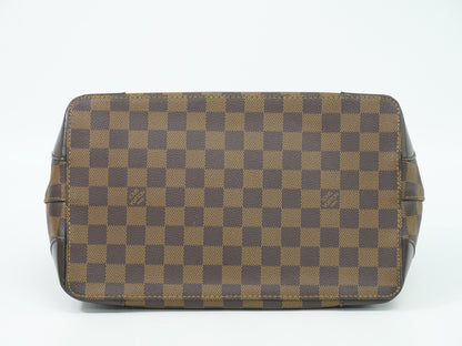 Louis Vuitton Hampstead Handbag Damier, BROWN, CANVAS, Handbag