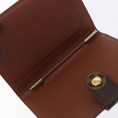 Louis Vuitton Agenda Cover Monogram Canvas, BROWN, CANVAS, Wallets