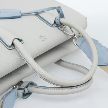 MCM Milla Leather, Gray, Leather, Handbag