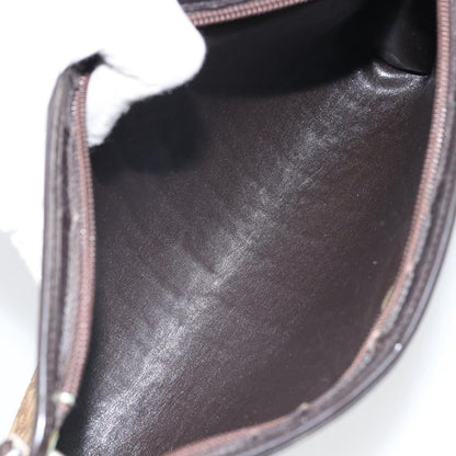 Christian Dior Vintage Trotter Shoulder Bag Canvas, BROWN, CANVAS, Shoulder bag