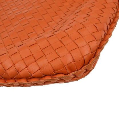 Bottega Veneta Hop Hobo Intrecciato Leather, ORANGE, LEATHER, Handbag