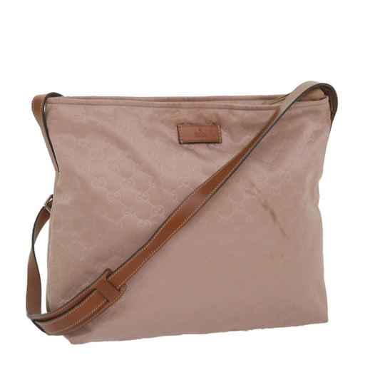 Gucci GG Canvas Bag Canvas, Pink, Canvas, Shoulder Bag