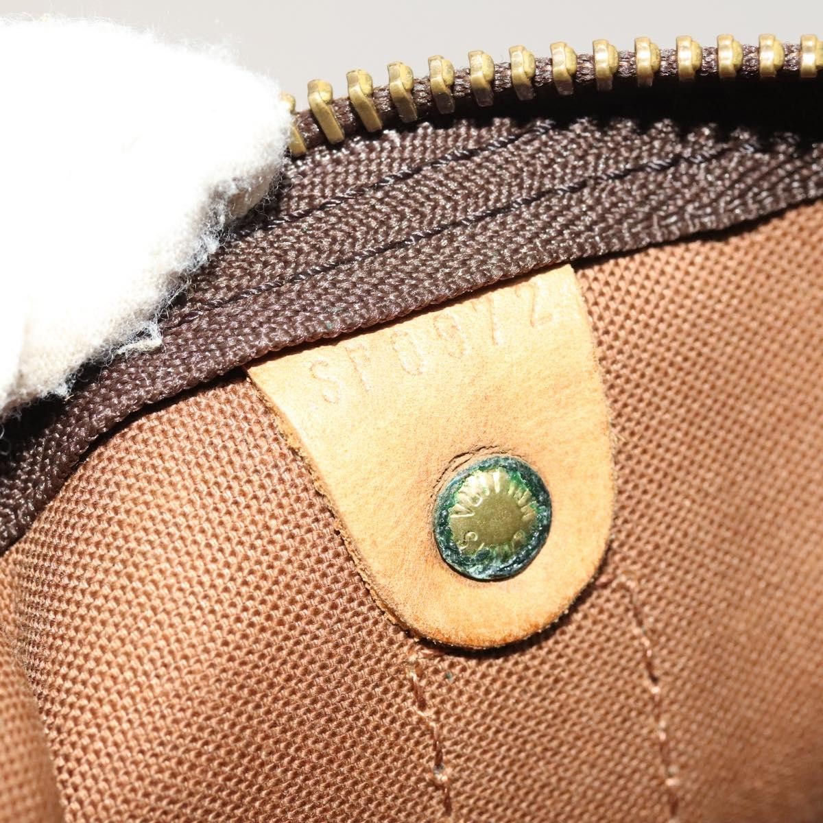 Louis Vuitton Keepall Bag Monogram Canvas, BROWN, CANVAS, Travel bag