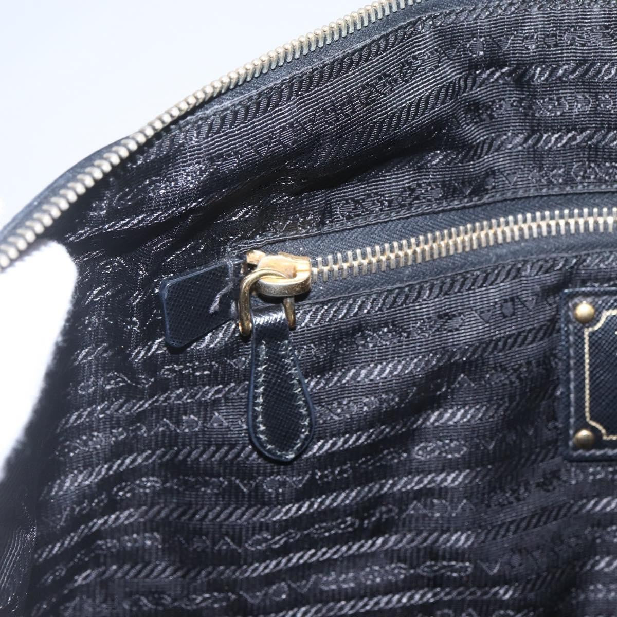 Prada Belted Tote Tessuto, BLACK, NYLON, Tote bag