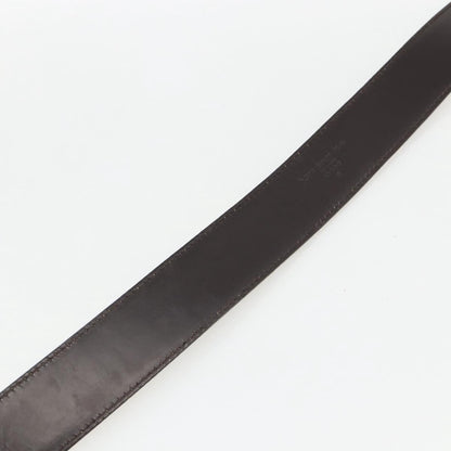 Gucci Vintage Interlocking G Reversible Belt Leather, White, Leather, Belt