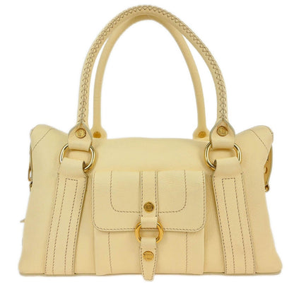 Celine Handbag Leather, ECRU, LEATHER, Handbag