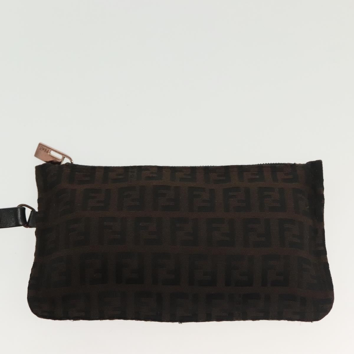 Fendi Roll Tote Zucchino Canvas, BROWN, CANVAS, Tote bag