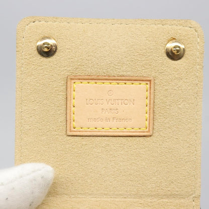 Louis Vuitton CASE JEWELRY BOX Canvas, BROWN, CANVAS, Wallets