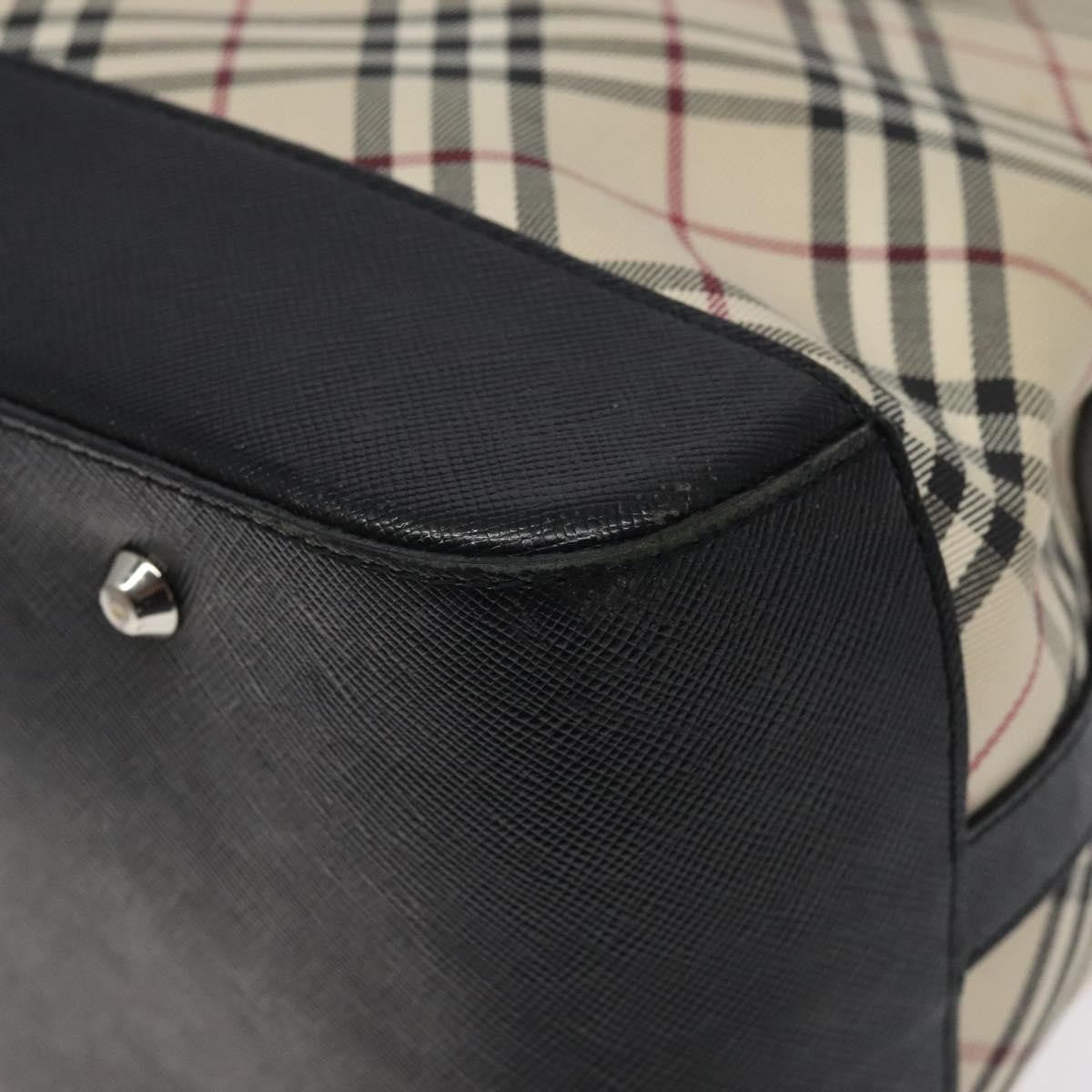 Burberry Nova Check Handbag Nova Check Canvas and leather, BEIGE, CANVAS, Handbag