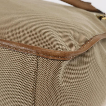 Chloe Harley Handbag Canvas with Leather, BEIGE, CANVAS, Handbag