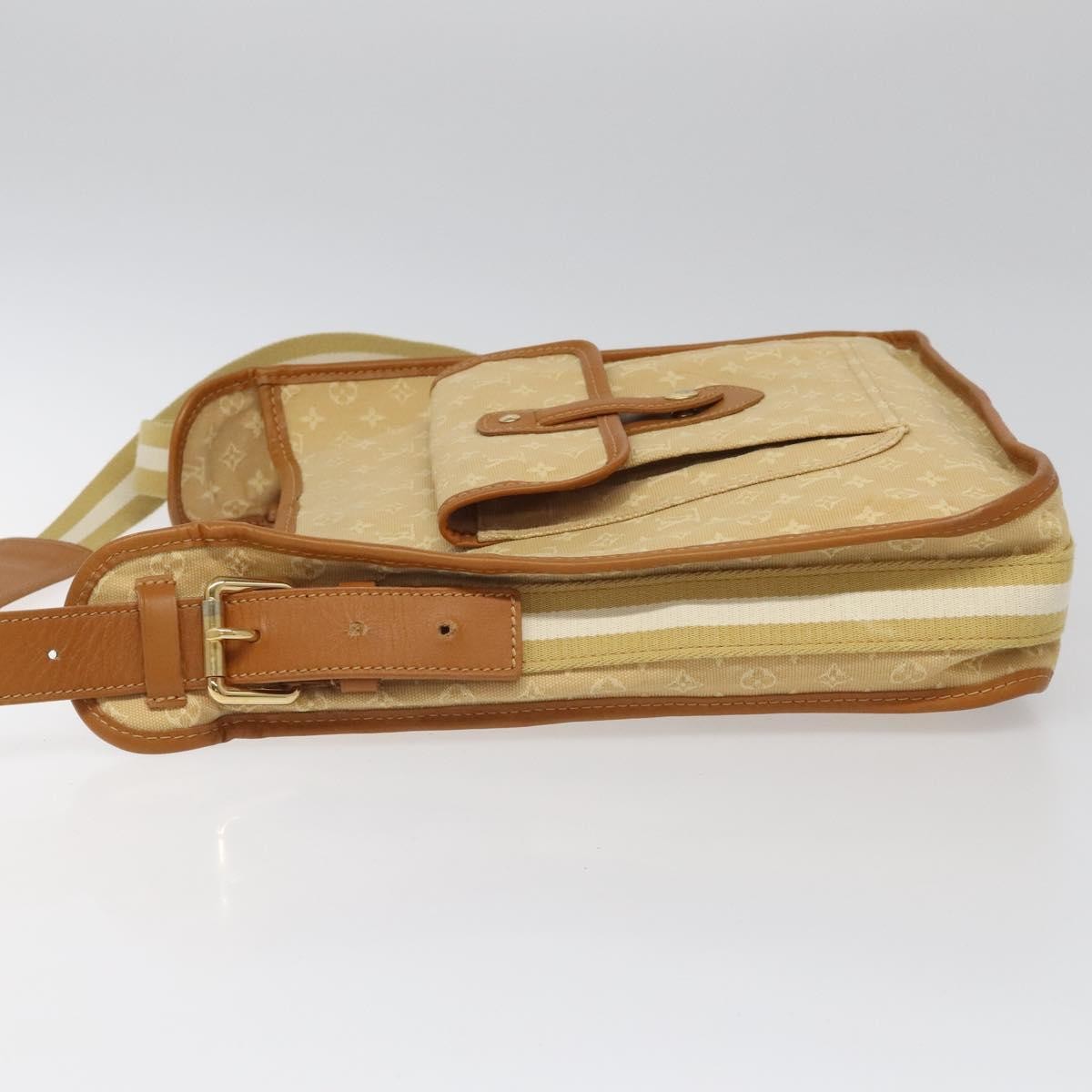 Louis Vuitton Mary Kate Messenger Bag Mini Lin, BEIGE, CANVAS, Crossbody bag