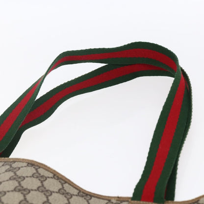 Gucci Sherry Line Tote Canvas, BEIGE, CANVAS, Tote bag