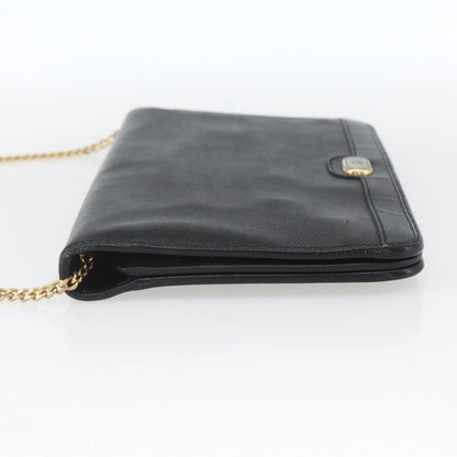 Christian Dior Vintage Shoulder Bag Leather, Black, Leather, Shoulder Bag