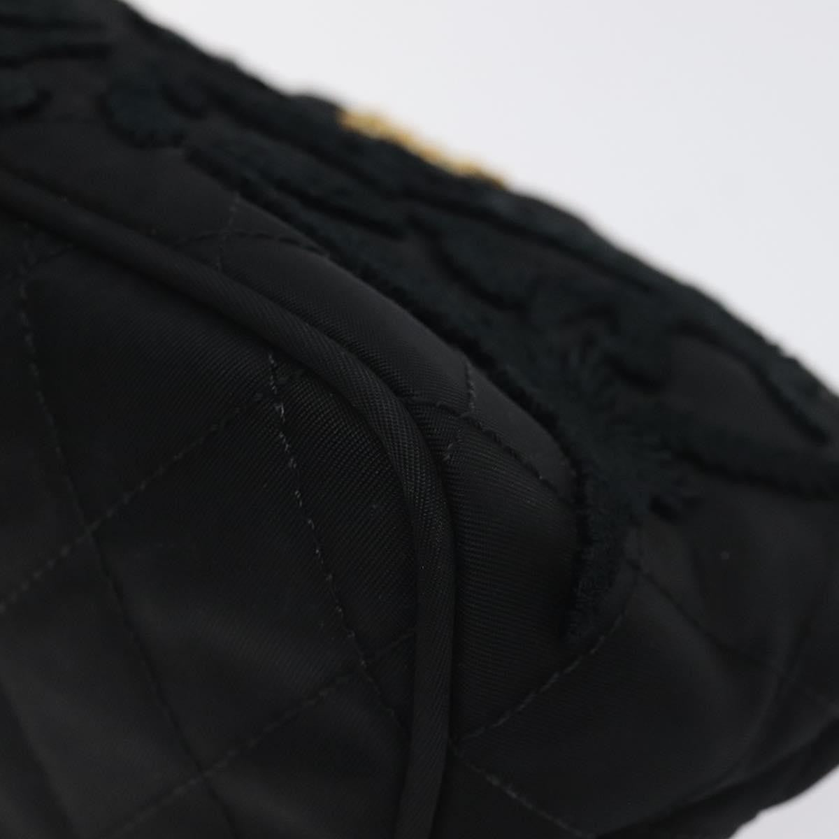 Prada Vintage Pouch Tessuto, Gold, Nylon, Clutch