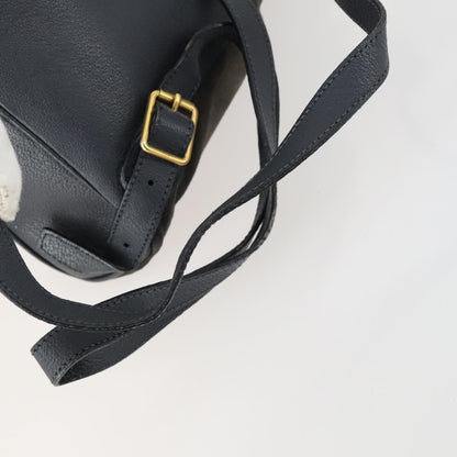 Gucci Vintage Bamboo Backpack Suede, NAVY, SUEDE, Backpack
