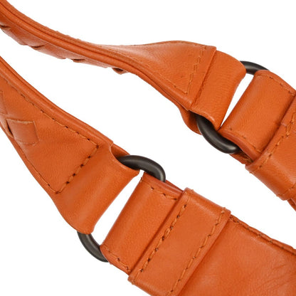 Bottega Veneta Campana Hobo Intrecciato Nappa, Orange, Leather, Tote Bag