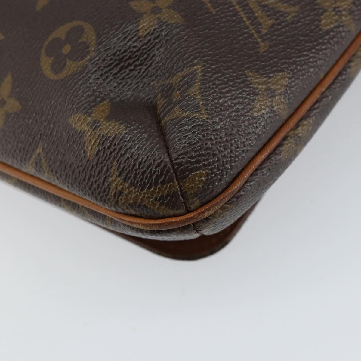 Louis Vuitton Musette Salsa Handbag Monogram Canvas, BROWN, CANVAS, Shoulder bag