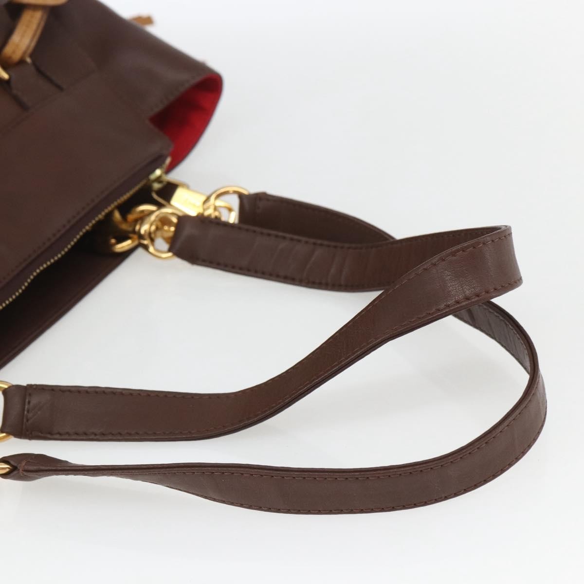 Chloe Eden Tote bag Leather, BROWN, LEATHER, Tote bag