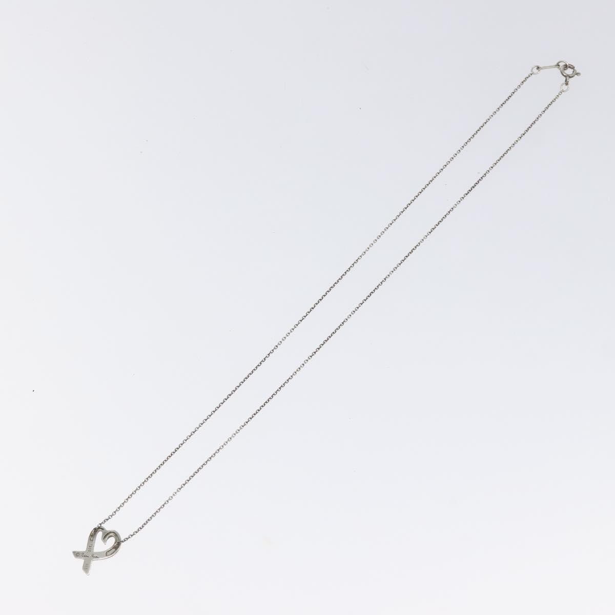 Tiffany & Co. Paloma Picasso Loving Heart Pendant Necklace Silver 925, SILVER, SILVER, Necklace