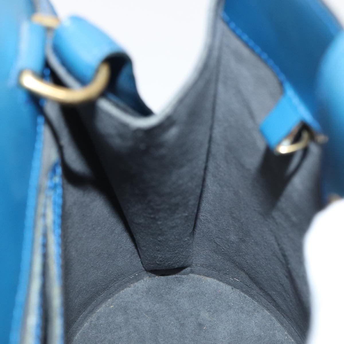 Louis Vuitton Cluny Shoulder Bag Epi Leather, BLUE, LEATHER, Shoulder bag