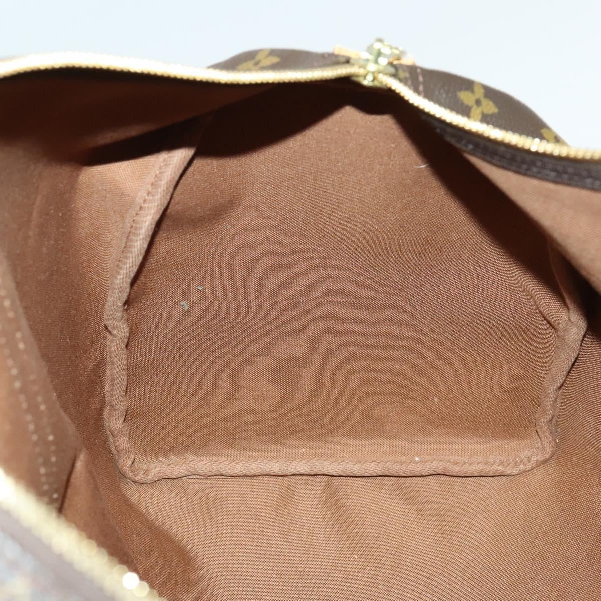 Louis Vuitton Keepall Bag Monogram Canvas, BROWN, CANVAS, Travel bag