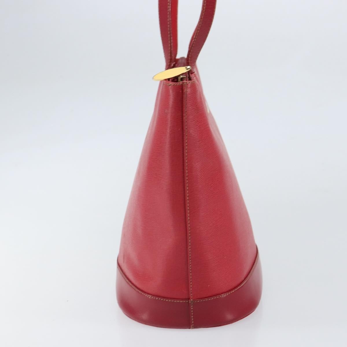 Burberry Vintage tote bag Leather, RED, LEATHER, Tote bag