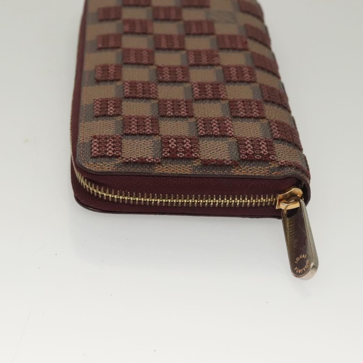 Louis Vuitton Zippy Wallet NM Damier, RED, CANVAS, Wallets