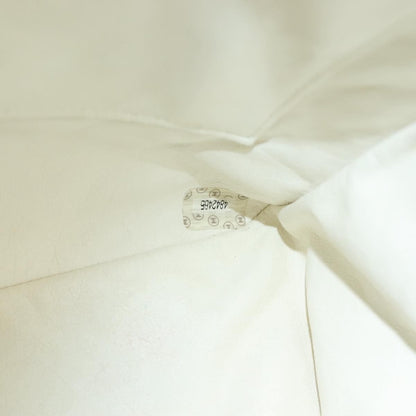 Chanel Vintage Coco Logo Zip Tote Quilted Printed Canvas, WHITE, CANVAS, Tote bag