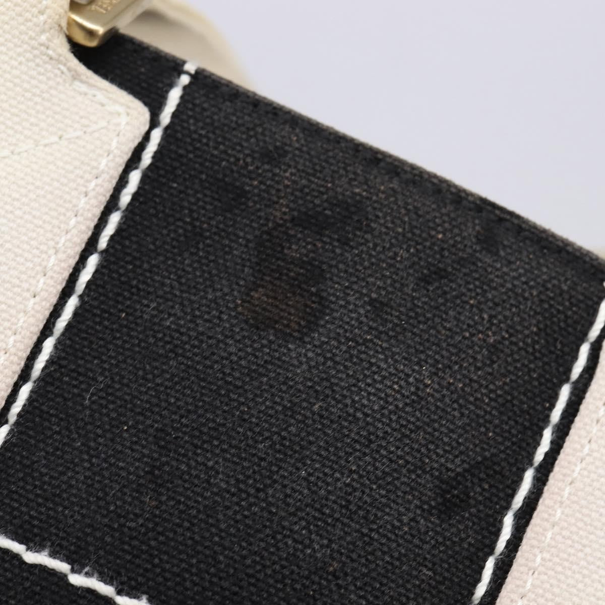 Chanel Chocolate Bar CC Logo Tote Canvas, BLACK, CANVAS, Tote bag