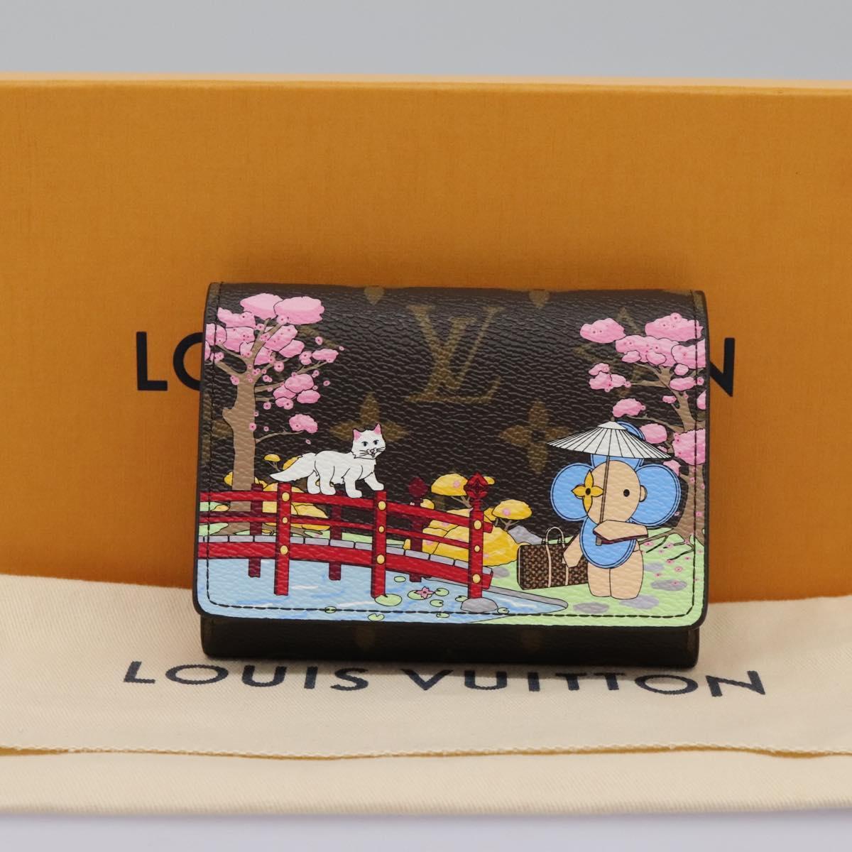 Louis Vuitton Victorine wallet Monogram Vivienne Japan Garden, BROWN, CANVAS, Wallets
