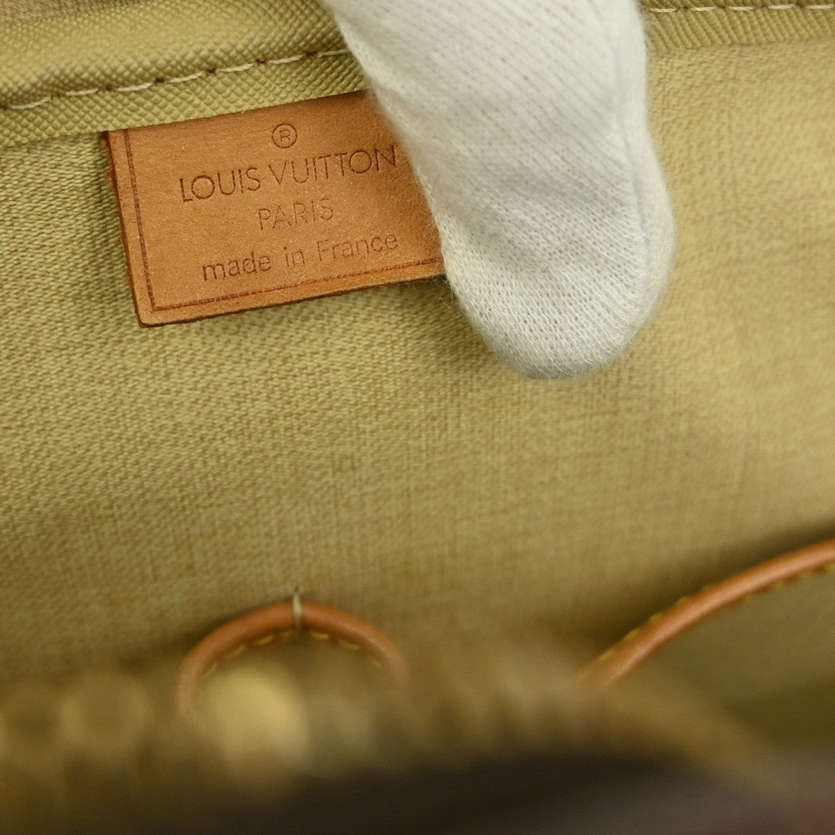 Louis Vuitton Deauville Handbag Monogram Canvas, BROWN, CANVAS, Handbag
