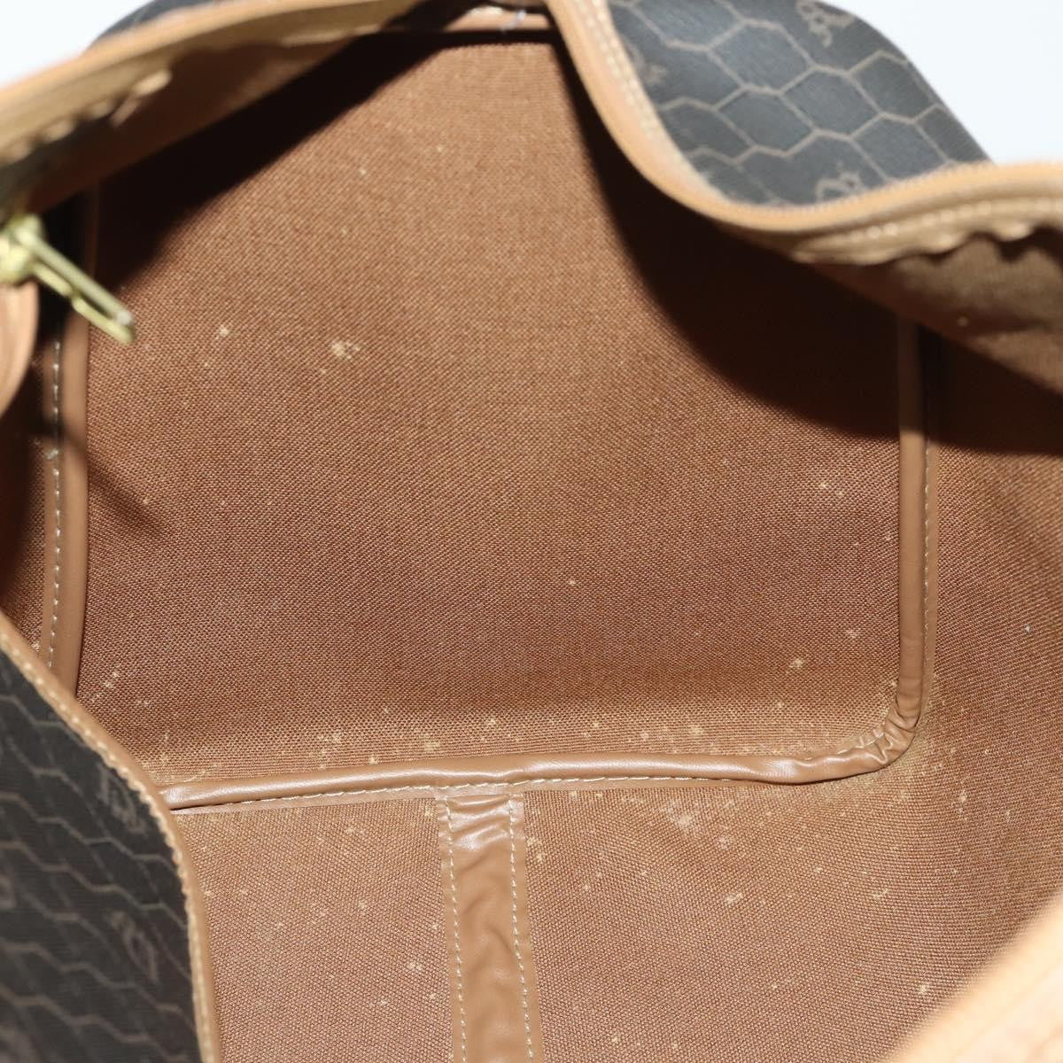 Christian Dior Vintage Honeycomb Boston bag Canvas and Leather, BLACK, CANVAS, Travel bag