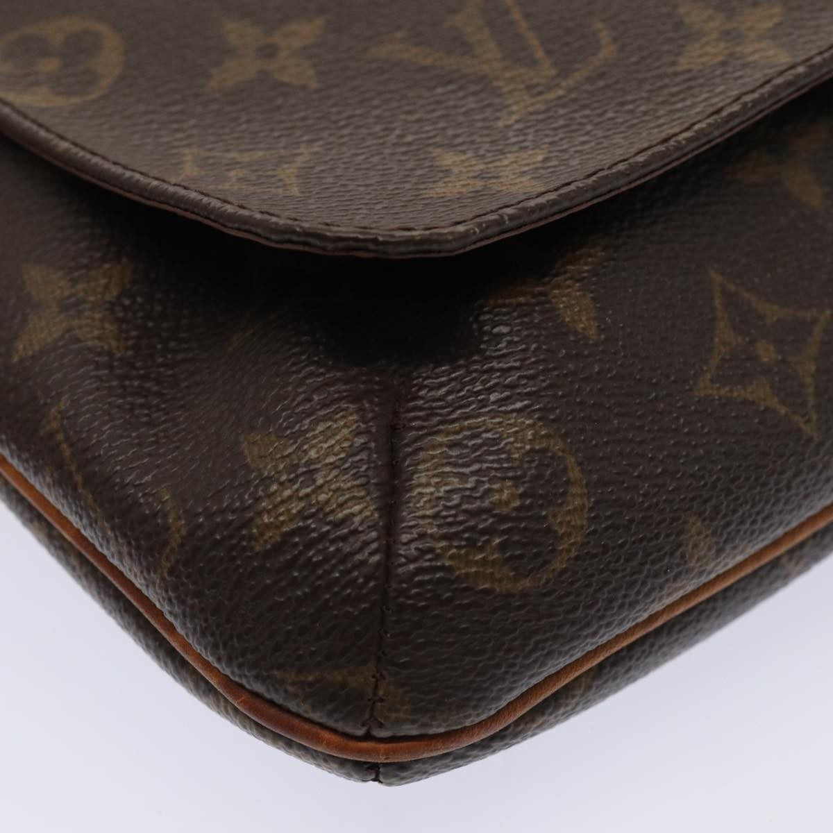 Louis Vuitton Musette Handbag Monogram Canvas, BROWN, CANVAS, Shoulder bag