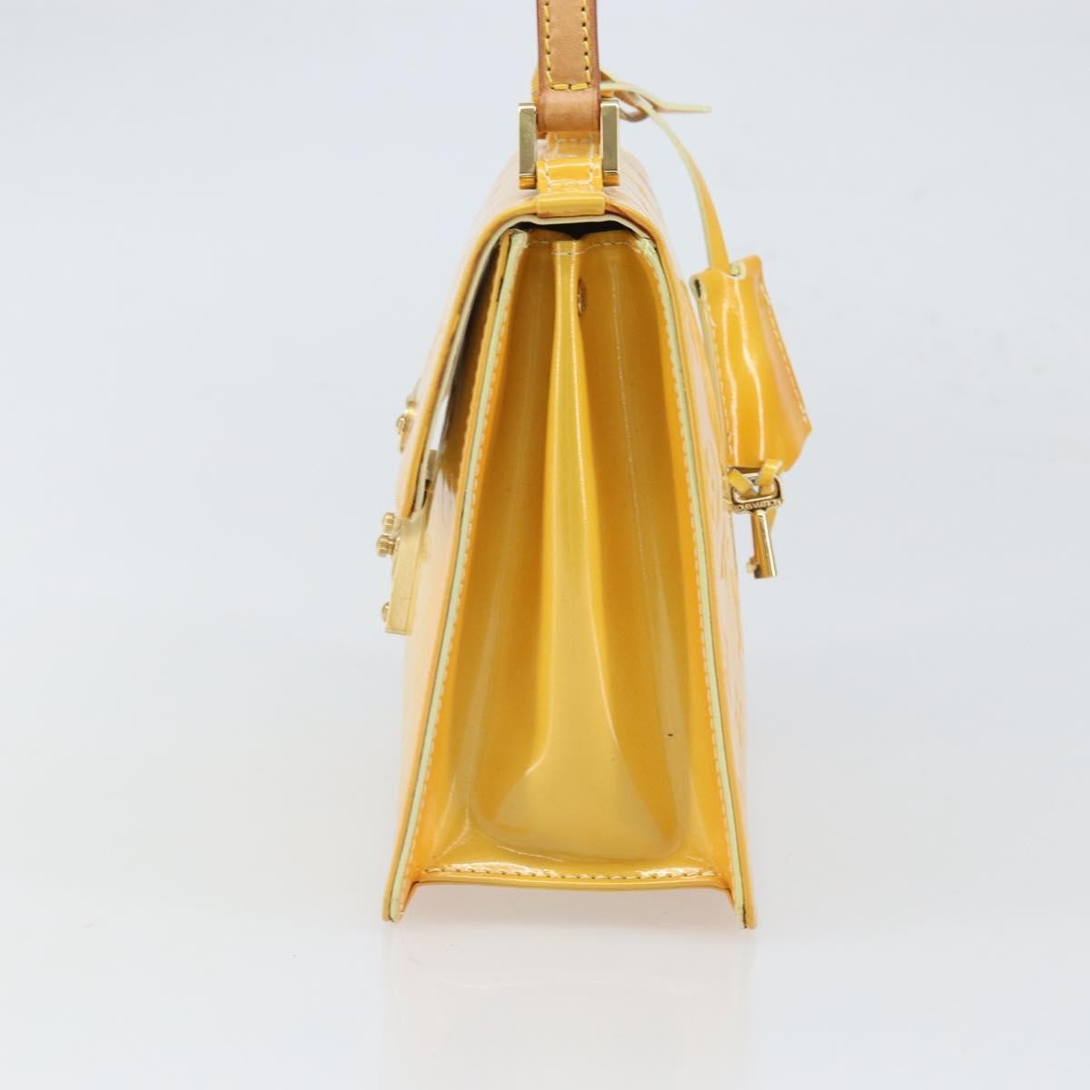 Louis Vuitton Spring Street NM Handbag Patent leather, YELLOW, PATENT_LEATHER, Handbag