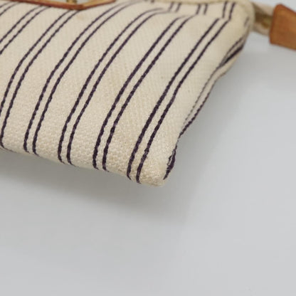 Louis Vuitton Antigua Pouch Canvas, WHITE, CANVAS, Clutche & pouche