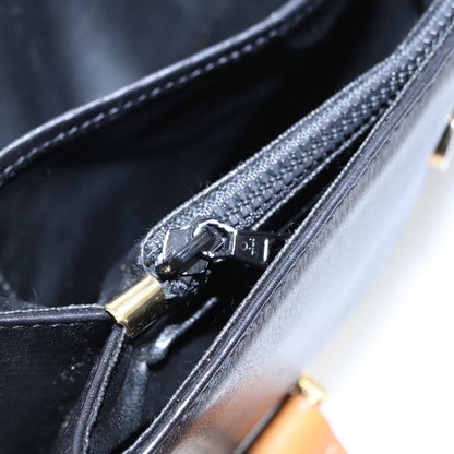 Celine Handbag Leather, BLACK, LEATHER, Handbag