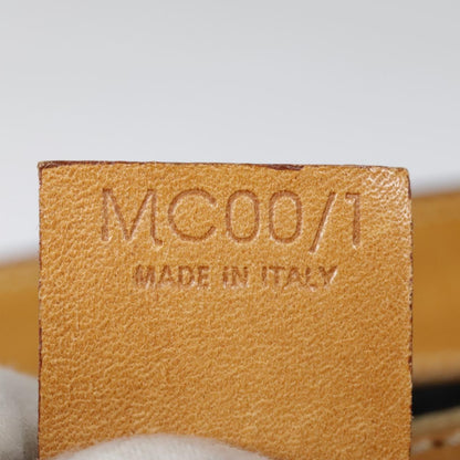 Celine Vintage Macadam Handbag Canvas, BLACK, CANVAS, Handbag