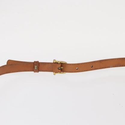 Celine Vintage Macadam Shoulder Bag Canvas and Leather, BROWN, CANVAS, Shoulder bag