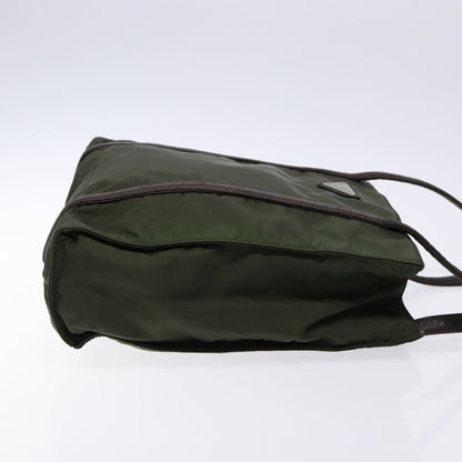 Prada Vintage Shoulder Bag Tessuto, KHAKI, NYLON, Shoulder bag