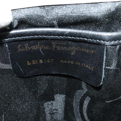 Salvatore Ferragamo Gancini Flap Drawstring Backpack Leather, WHITE, LEATHER, Backpack