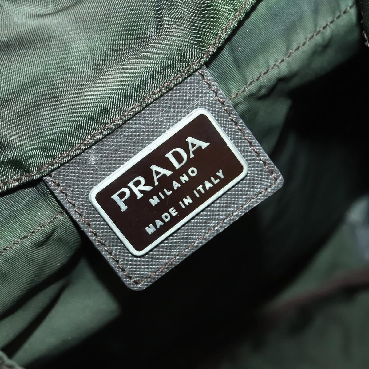 Prada Sac à dos Re-nylon nylon, KHAKI, NYLON, Backpack