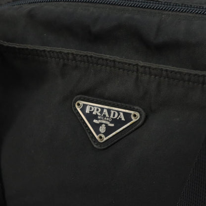 Prada Vintage Zip Tote Tessuto, BLACK, NYLON, Tote bag