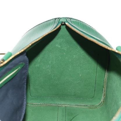 Louis Vuitton Speedy Handbag Epi Leather, GREEN, LEATHER, Handbag
